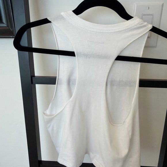 Bella Canvas Women’s Sleeveless Tank Tops - White & Blush - Picture 4 of 4